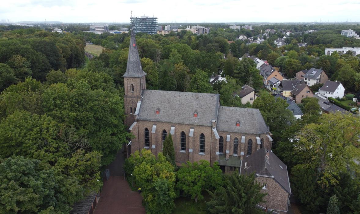 St. Johannes Drohnenaufnahme