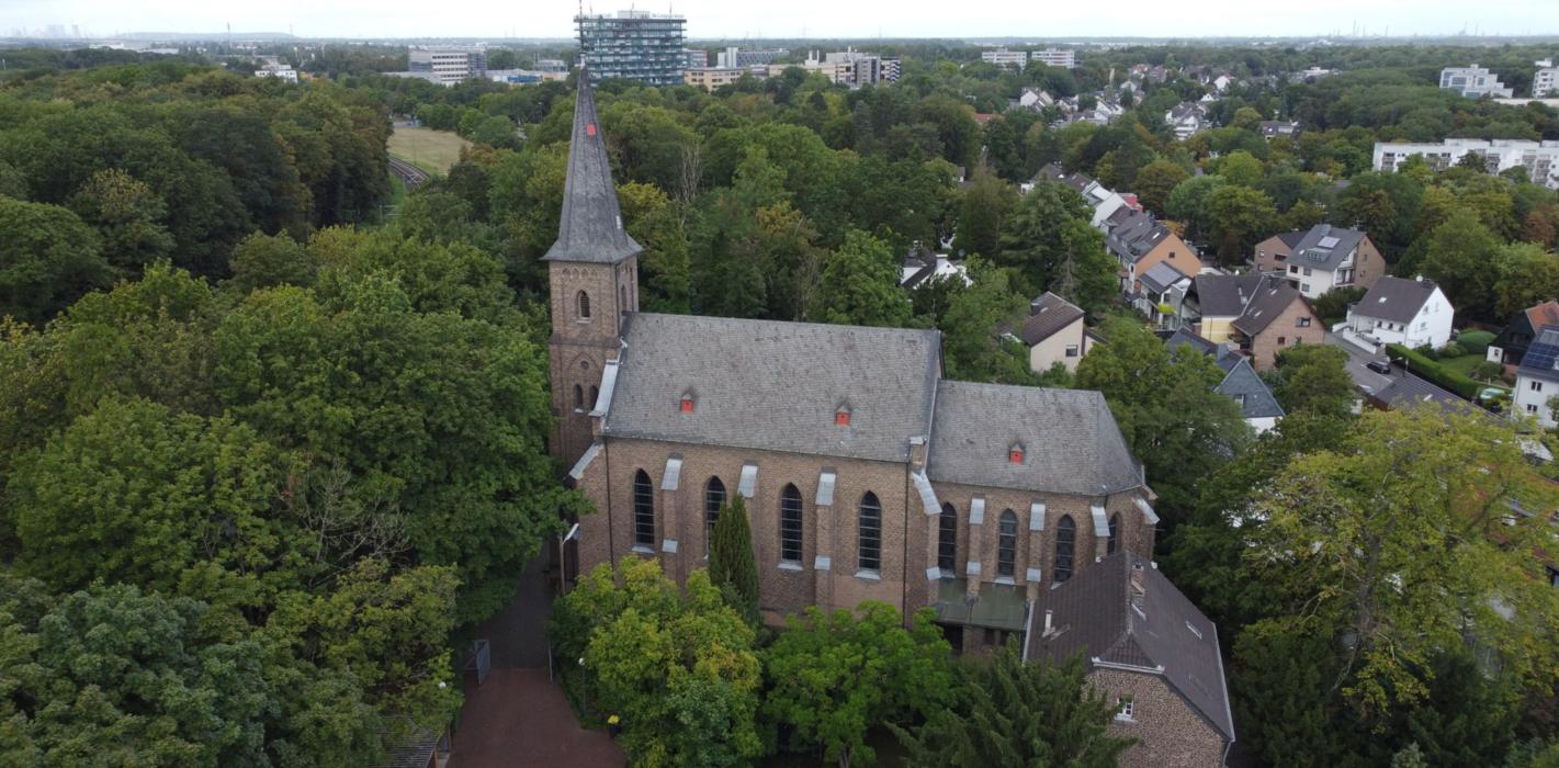 St. Johannes Drohnenaufnahme